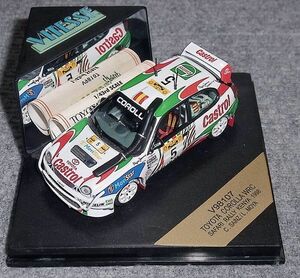 V98107 1/43 トヨタ カローラ WRC サインツ サファリラリー ケニヤ 1998 5号車 TOYOTA COROLLA