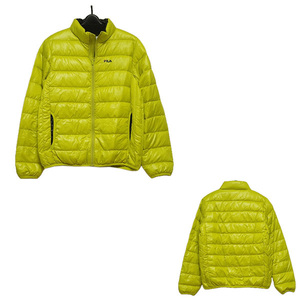 ☆FILA フィラ レディース ダウンブルゾン FL1185-lime-L☆ライムグリーン サイズL