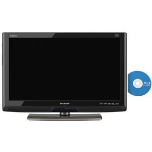 シャープ 26V型 液晶 テレビ AQUOS LC-26R5-B ハイビジョン HDD(外付) BDBD(中古品)