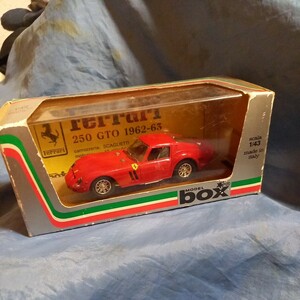 box モデル 1:43 イタリア製 フェラーリ 250GTO 1962-63 