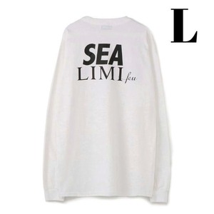 Lサイズ 白 新品【YOHJI YAMAMOTO LIMI feu × WDS L/S T-SHIRT / WHITE ロングスリーブ リミフゥ ウィンダンシー ロンTシャツ ホワイト】