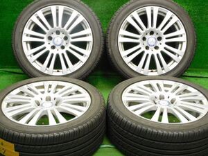 中古 ホイールタイヤ 4本 235/45R17 2015年製 8分山 ベンツ Eクラス W207 純正 ラジアル タイヤ ヨコハマ DNA エコス ES300