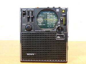 (OG-22) SONY ソニー ICF-5600 BCLラジオ スカイセンサー ラジオ 当時物 オーディオ機器※通電OK ジャンク ＠60(12)