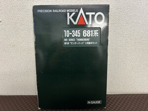 A3　KATO　カトー　10-345　681系　6両基本セット　Nゲージ　サンダーバード　鉄道模型　元箱付き　現状品