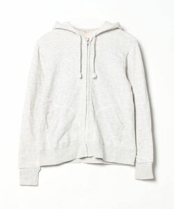 「BEAMS BOY」 ジップアップパーカー 0 シルバー レディース