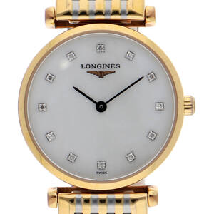 LONGINES ロンジン L4.209.1 ラ グラン クラシック ホワイトシェルダイヤル GP/SS クオーツ レディース 【125766】