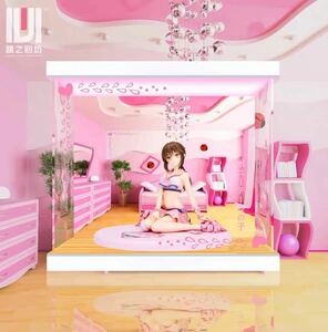 ダイキ工業 Anmi PINK LABEL FLAMINGOS ポニーテールの子 1/6 ☆専用☆ フィギュアケース 展示ケース LED 照明 ディスプレイ ショーケース