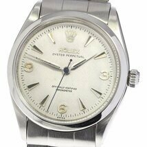 ロレックス ROLEX 6564 オイスターパーペチュアル Cal.1030 自動巻き メンズ ギョーシェ文字盤