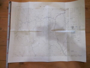 古地図　大川　5万分の1地形図◆昭和４６年◆岩手県