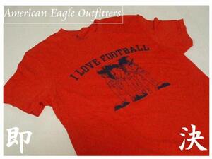 USA購入 人気アメカジ アメリカンイーグル【American Eagle】チアリーダー 半袖ＴシャツUS XSサイズ オレンジ