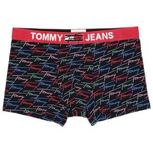 TOMMY HILFIGER トミーヒルフィガー TOMMY JEANSトミージーンズ オーガニックコットン 前閉じ ボクサーパンツ 53312181 シグニチャー XL