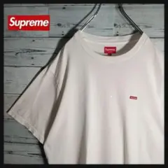 【Supreme】シュプリーム♥スモールボックス刺繍ロゴ入りTシャツ 白 XL