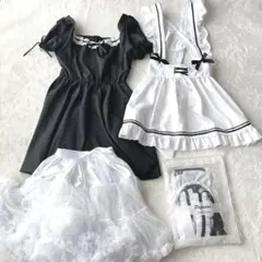 メイド服一式　160サイズ　キッズ　なりきり　コスプレ　小物付き♡