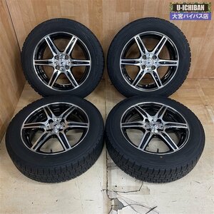 アクア ヤリス スイフト等 2019年 スタッドレス 175/65R15 84Q ダンロップ WM01 & BROOK 15インチ 5.5J +42 4H 100 4本セット _#●W004