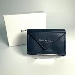 BALENCIAGA　バレンシアガ　ミニウォレット　ネイビー　ユニセックス　財布