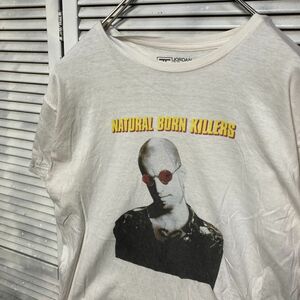 AMQB 1スタ 白 ムービー Tシャツ ナチュラルボーンキラーズ NATURALBORNKILLERS 90s 00s ビンテージ 古着 卸 仕入れ