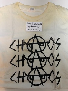 【中古品】 Supreme　シュプリーム　Tシャツ CHOAS SKATE　Box Logo 白　XL　希少