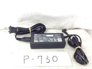 P-750　NEC　製　ADP-65NH　仕様　19V　3.16A　ノートPC用ACアダプター　即決品　