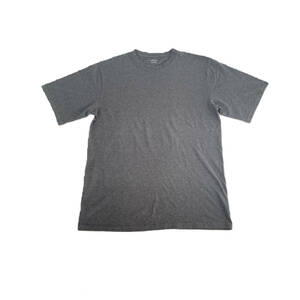 USA古着　デザインTシャツ　ビッグ　XL　ワイド　無地　シンプル　グレー　bcg