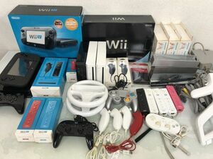 任天堂 Wii WiiU 本体 他 周辺機器 まとめ売り ジャンク品 / WUP-101 RVL-001 Wiiリモコン Wiiリモコンプラス ヌンチャク い992a