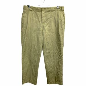 Dickies ワークパンツ W40 ディッキーズ ビッグサイズ ベージュ 古着卸 アメリカ仕入 2409-149