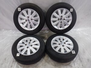 ☆マーチ☆タイヤ 22年製 山あり 165/70R14 トーヨー☆ 4H 100 5.5J +45 14インチ 日産純正OP AUTECH オーテック アルミホイール付 4本