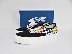 定価1.7万 新品 VANS VAULT Authentic VLT LX Pride Pack RAINBOW 26.5 バンズ ボルト オーセンティック チェッカー レインボー ヌバック