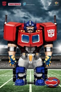 ZCWO LOWFOOL // LEAGUE OF STEEL Optimus Prime トランスフォーマーオプティマスプライム高さ 42センチ フィギュア デザイナーズトイ