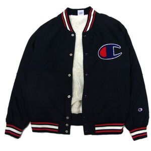 ◆Champion×RODEO CROWNS 裏ボア スタジャン ブルゾン ジャケット レディース チャンピオン ロデオクラウンズ 1円スタート