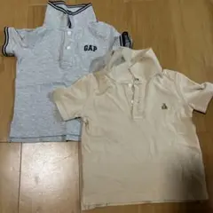 GAP ポロシャツ 2枚セット グレー ベージュ