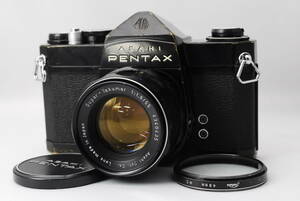 整備済み ペンタックス SL ブラック Super-Takumar 55mm f1.8 レンズセット　#0191 へf