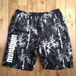 ★ XL★ FOREST CAMO TRACK SHORTS a bathing ape BAPE ナイロン ショーツ ハーフパンツ エイプ ベイプ アベイシングエイプ 迷彩 m4589