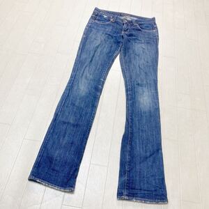 3975☆ POLO JEANS co ポロジーンズ ボトムス パンツ デニム ジーンズ ローライズ レディース 25 ブルー