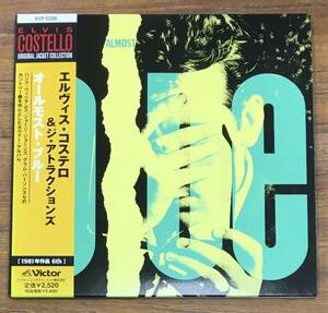 CD エルヴィス・コステロ&ジ・アトラクションズ - オールモスト・ブルー 紙ジャケ VICP-62506 帯付 …h-2465 Elvis Costello Almost Blue