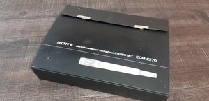 12S63■SONY　コンデンサーマイク　ECM-2270■