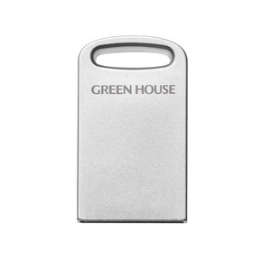 超小型USBメモリー 64GB USB3.1(Gen1)ノートPCにさしたままOK グリーンハウス GH-UF3MB64G-SV/0399/送料無料メール便