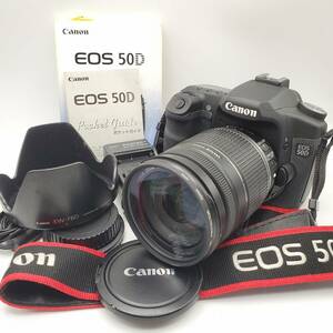 Canon キャノン EOS 50D 一眼レフ デジタルカメラ 18-200mm 1:3.5-5.6 IS レンズ付き 付属品あり