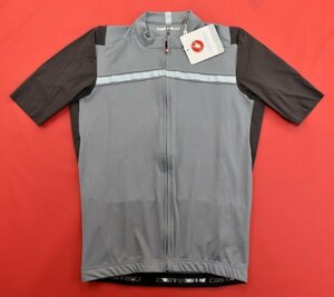 送料無料3★Castelli★カステリ Unlimited ジャージ size:L ボルテックスグレイ