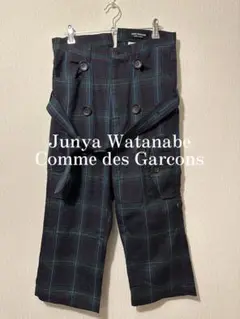 Junya Watanabe 2005 WoolGABA Check Pants