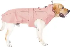 MAMORE 犬 レインコート カッパ 雨具 防水 3XL ピンク a-96