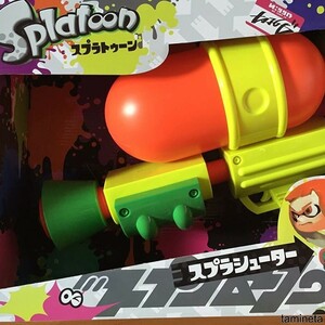 スプラシューター 水鉄砲 ウォーターガン スプラトゥーン アニメ 子供 プール 水遊び ごっこ遊び ゲーム再現 夏は外でもスプラトゥーン！