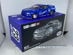 TSM MODEL MINI GT 1/64 KAIDO HOUSE 055 NISSAN SKYLINE GT-R R34 KAIDO WORKS JUN IMAI NISMO 街道ハウス ボンネットチップ