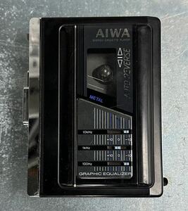 AIWA ステレオカセットプレイヤー　HS-G39 グラフィック　イコライザー　GRAPHIC EQUALIZER アイワ