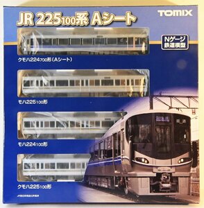 亜鉄社●良品●TOMIX 品番98544、JR西日本 225系100番台 近郊電車(Aシート車付)、基本4輌(TNカプラー交換)