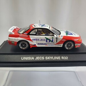 EBBRO TOMICA 1/43 「UNISIA JECS SKYLINE GT-R 1993」ユニシアジェックス スカイライン R32 長谷見モータースポーツ 新品未使用 400