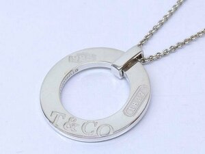 新品同様品 ティファニー ネックレス ■ 1837 T＆Co サークルトップ シルバー925 TIFFANY＆Co レディース □5E6DS