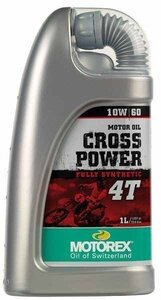 MOTOREX(モトレックス) 4サイクルオイル CROSS POWER 10W60 1リットル　97793