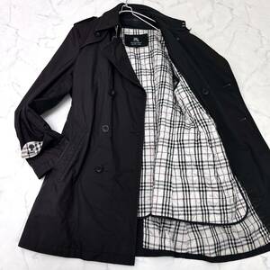 バーバリーブラックレーベル トレンチコート ジャケット メンズM ノバチェック ライナー 2way ベルト 黒 ブラック BURBERRY BLACK LABEL