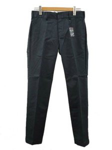 ディッキーズ Dickies FLATFRONTWORKPANTS フラットフロントワークパンツ ストレッチ 綿 コットン ネイビー 紺 30 ボトムス メンズ