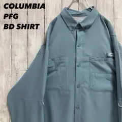 COLUMBIA PFG コロンビア 2WAYベンチレーションBDシャツ　L古着